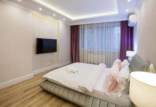 Апартаменты Obolon Residences VIP Apartment Киев Апартаменты с 1 спальней-13