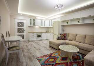 Апартаменты Obolon Residences VIP Apartment Киев Апартаменты с 1 спальней-22